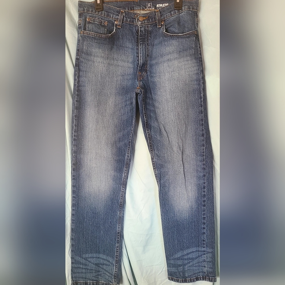 NWOT - Men's Size 32 x 30, George Brand, Light Wash Blue Jeans